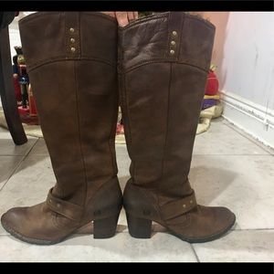 Born Leather Suede Boots